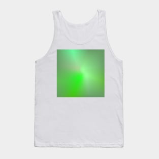 Design in Green Tank Top